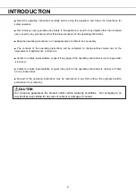 Preview for 3 page of Panasonic MDF-DC700VX Series Operating Instructions Manual