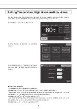 Preview for 22 page of Panasonic MDF-DC700VX Series Operating Instructions Manual