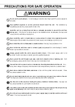 Preview for 5 page of Panasonic MDF-DU900V Operating Instructions Manual