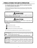 Preview for 4 page of Panasonic MDF-U4186S Series Operating Instructions Manual