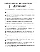 Preview for 5 page of Panasonic MDF-U4186S Series Operating Instructions Manual