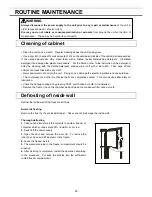 Preview for 21 page of Panasonic MDF-U4186S Series Operating Instructions Manual