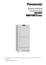 Panasonic MDF-U5312 Operating Instructions Manual preview