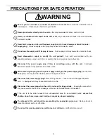 Preview for 6 page of Panasonic MDF-U5386S Operating Instructions Manual