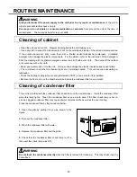 Preview for 21 page of Panasonic MDF-U5386S Operating Instructions Manual