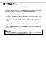 Preview for 3 page of Panasonic MDF-U5586SC Operating Instructions Manual