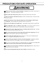 Preview for 6 page of Panasonic MDF-U731 Series Operating Instructions Manual