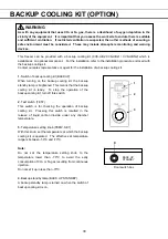 Preview for 31 page of Panasonic MDF-U7586SC Operating Instructions Manual