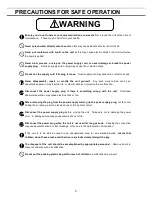 Preview for 6 page of Panasonic MDF-U76V Operating Instructions Manual