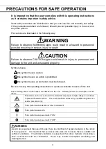 Preview for 4 page of Panasonic MDF-U76VA Operating Instructions Manual