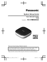 Panasonic Micro SD KX-HN6032AZW Systems Setup Manual preview