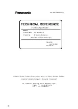 Panasonic MINAS A6 Series Technical Reference preview