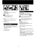 Preview for 8 page of Panasonic MK-G38PR Operating Instruction