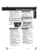 Preview for 17 page of Panasonic MultiCam PV-DV202-K Operating Instructions Manual