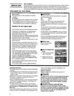 Preview for 2 page of Panasonic MV-MX2B Operating Instructions Manual