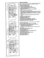 Preview for 8 page of Panasonic MV-MX2B Operating Instructions Manual