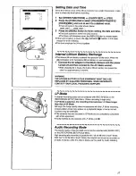 Preview for 17 page of Panasonic MV-MX2B Operating Instructions Manual