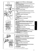 Preview for 33 page of Panasonic MV-MX2B Operating Instructions Manual