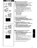 Preview for 37 page of Panasonic MV-MX2B Operating Instructions Manual