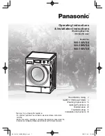 Panasonic NA-140VS4 Operating Instructions And Installation Instructions preview