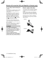 Preview for 2 page of Panasonic NA-140VS4 Operating Instructions And Installation Instructions