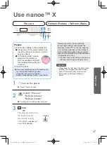 Preview for 37 page of Panasonic NA-S180X2LAS Operating & Installation Instructions Manual