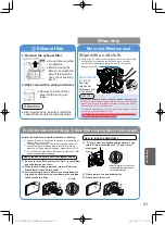 Preview for 41 page of Panasonic NA-S180X2LAS Operating & Installation Instructions Manual