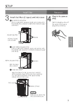 Preview for 9 page of Panasonic Nanoe X F-PXU70M Operating Instructions Manual