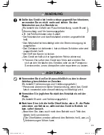 Preview for 23 page of Panasonic NC-DF1 Operating Instructions Manual