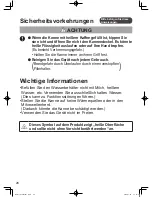 Preview for 26 page of Panasonic NC-DF1 Operating Instructions Manual