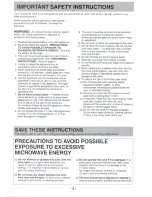 Preview for 3 page of Panasonic NE-1056 Operating Instructions Manual