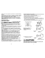 Preview for 5 page of Panasonic NI-P250T Operating Instructions Manual