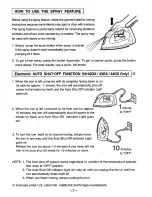 Preview for 7 page of Panasonic NI33GX - ELEC. STEAM IRON-LOW Operating Instructions Manual