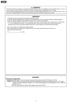 Preview for 2 page of Panasonic NN-G335WF Service Manual