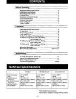 Preview for 3 page of Panasonic NN-L526 Operating Instructions Manual