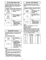 Preview for 11 page of Panasonic NN-S961BF Operating Instructions Manual