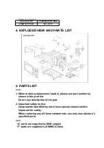 Preview for 12 page of Panasonic NN-T703QF Service Manual