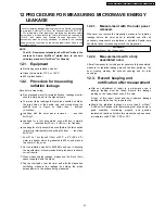 Preview for 21 page of Panasonic NNS252BF - MICROWAVE OVEN/OTR Service Manual