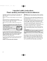 Preview for 4 page of Panasonic NNT535 Cookery Book & Operating Instructions