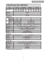 Preview for 4 page of Panasonic NR-AH143S Service Manual