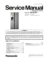 Panasonic NR-B53V1 Service Manual preview