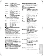 Preview for 47 page of Panasonic NV-DS60B Operating Instructions Manual