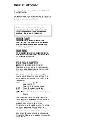 Preview for 2 page of Panasonic NV-DV2000EC Operating Instructions Manual