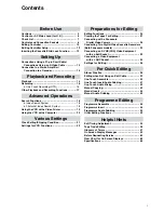 Preview for 3 page of Panasonic NV-DV2000EC Operating Instructions Manual