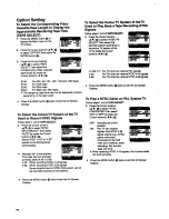 Preview for 16 page of Panasonic NV-FJ600 Series Operating Instructions Manual