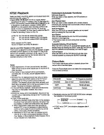 Preview for 19 page of Panasonic NV-FJ600 Series Operating Instructions Manual