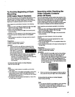 Preview for 27 page of Panasonic NV-FJ600 Series Operating Instructions Manual