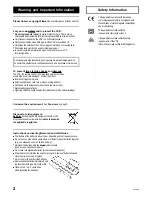 Preview for 2 page of Panasonic NV-FJ613 S Operating Instructions Manual