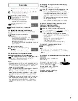 Preview for 9 page of Panasonic NV-FJ616 Series Operating Instructions Manual