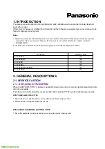 Preview for 2 page of Panasonic NV-FJ620EG Service Manual